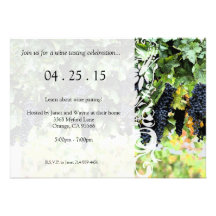 Wine Themed Invite