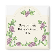 Wine Themed Save the Date Magnets by frugalbride Wine Themed Save the Date Magnets