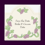 Wine Themed Save the Date Magnets