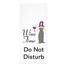 "Wine Time" WineWomenDesigns.com Promotional Full Color Rack Card