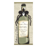 Wine Varietal and Whimsical Bottle Invitation