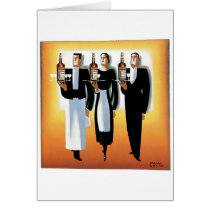Wine Vintage Drink Ad Art Cards
