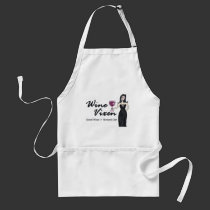 Wine Vixen Apron by Victoreeah Wine Vixen Apron