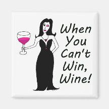 Wine Vixen Simply Wicked When You Can't Win, Wine Magnets