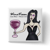 Wine Vixen "Wicked Girl" buttons