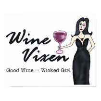 Wine Vixen Wicked Girl Poster posters by Victoreeah Wine Vixen Wicked Girl Poster posters