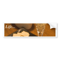 Wine White bumper stickers by lifesphere Wine White bumper stickers