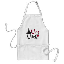 WIne Witch Aprons