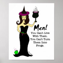 Wine Witch, Men! Posters