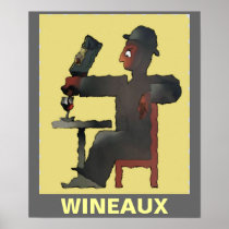 Wineaux, edit text posters