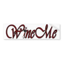 WineMe bumper stickers