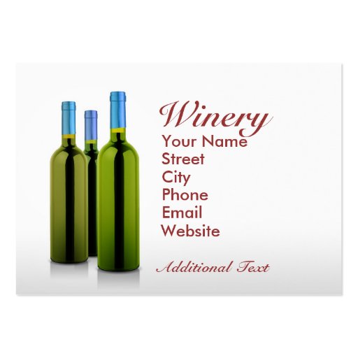Winery Business Cards (front side)