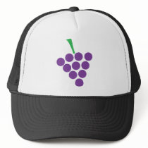 winery grapes logo symbol violet hats