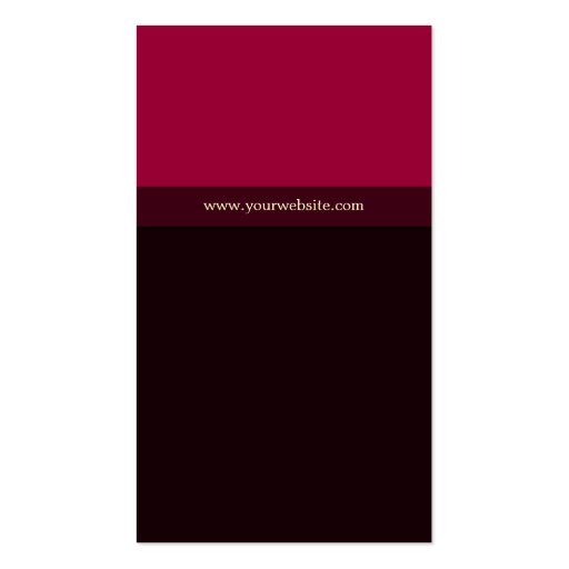 Winery / Vineyards Oenology business card (back side)