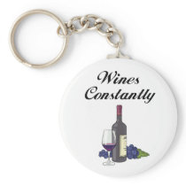 Wines Constantly Key Chains