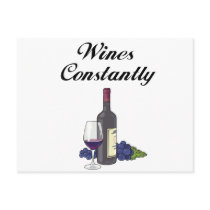 Wines Constantly Postcard