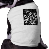 Wines & Liquors Ad Black Doggie Shirt