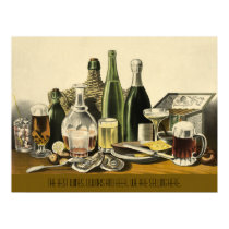 Wines, Liquors and Beer Poster posters