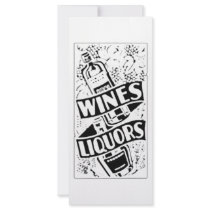 Wines & Liquors Retro Style Advert rack cards by atomic50s Wines & Liquors Retro Style Advert rack cards