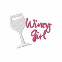 Winey Girl embroidered shirts