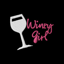 Winey Girl embroidered shirts