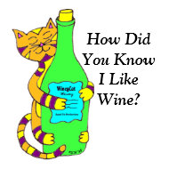 Wineycat, How Did You Know I Like Wine? Apron apron
