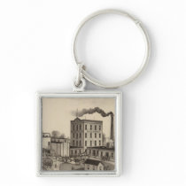 Winfield Roller Mills, Blissand Wood, Kansas Keychain