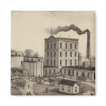 Winfield Roller Mills, Blissand Wood, Kansas Fridge Magnets