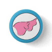 Wing Button (pink+blue) by pukaonline Wing Button (pink+blue)