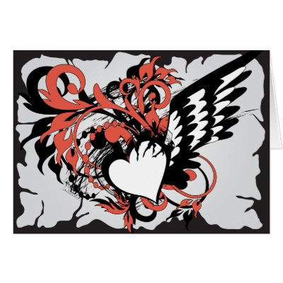 wing&amp;heart_card by VioDeSign