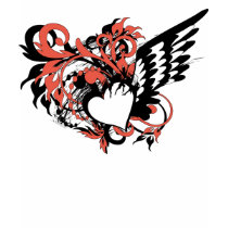 wing&heart t-shirts by VioDeSign wing&heart t-shirts