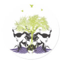 Wing Lady stickers by taratel Wing Lady stickers