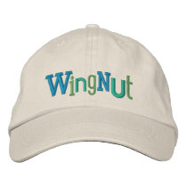 Wing Nut Embroidery Hat Embroidered Baseball Cap