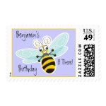 Wing-Nutz™_Bumble Bee (Buzz)_ custom Birthday Postage Stamp