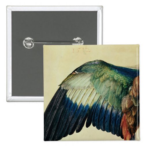 Wing of a Blue Roller, 1512 Pin