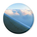 Wing Slices Thru Clouds magnets by danagraves Wing Slices Thru Clouds magnets