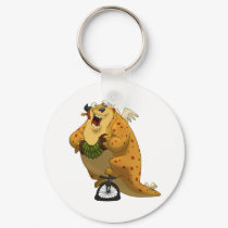 Wing-Tailed Unicordionist Keychain
