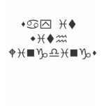 Wingdings! Wear an encoded fashion statement! Shirt
