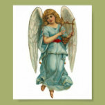 Winged Angel and Harp Posters