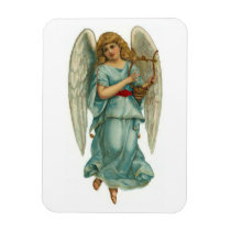 Winged Angel and Harp Vinyl Magnets