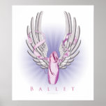 Winged Ballet Print