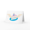 Winged Birthday Cake cards