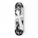 Winged Cross Skateboard Deck by saundejm Winged Cross Skateboard Deck