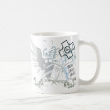Winged Double Shield Crest Mug