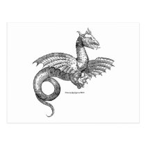 Winged dragon postcard Winged dragon postcard
