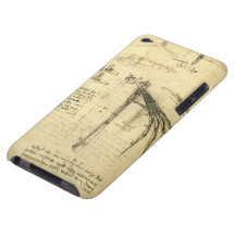 Winged Flying Machine Sketch by Leonardo da Vinci iPod Touch Cover