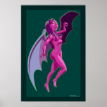 Winged freak small print poster