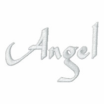 Winged Heart  Angel (Picture on Back embroidered shirts