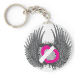 Winged Heart Keychain