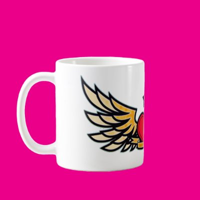 Winged Heart Coffee Mug Zazzle_mug Winged Heart Coffee Mug Zazzle_mug